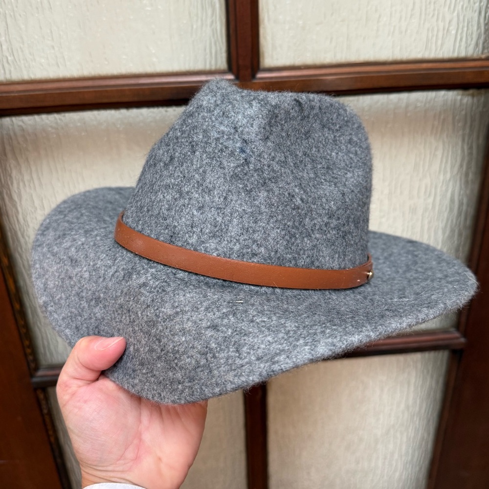 Free People Charcoal Wool Hat